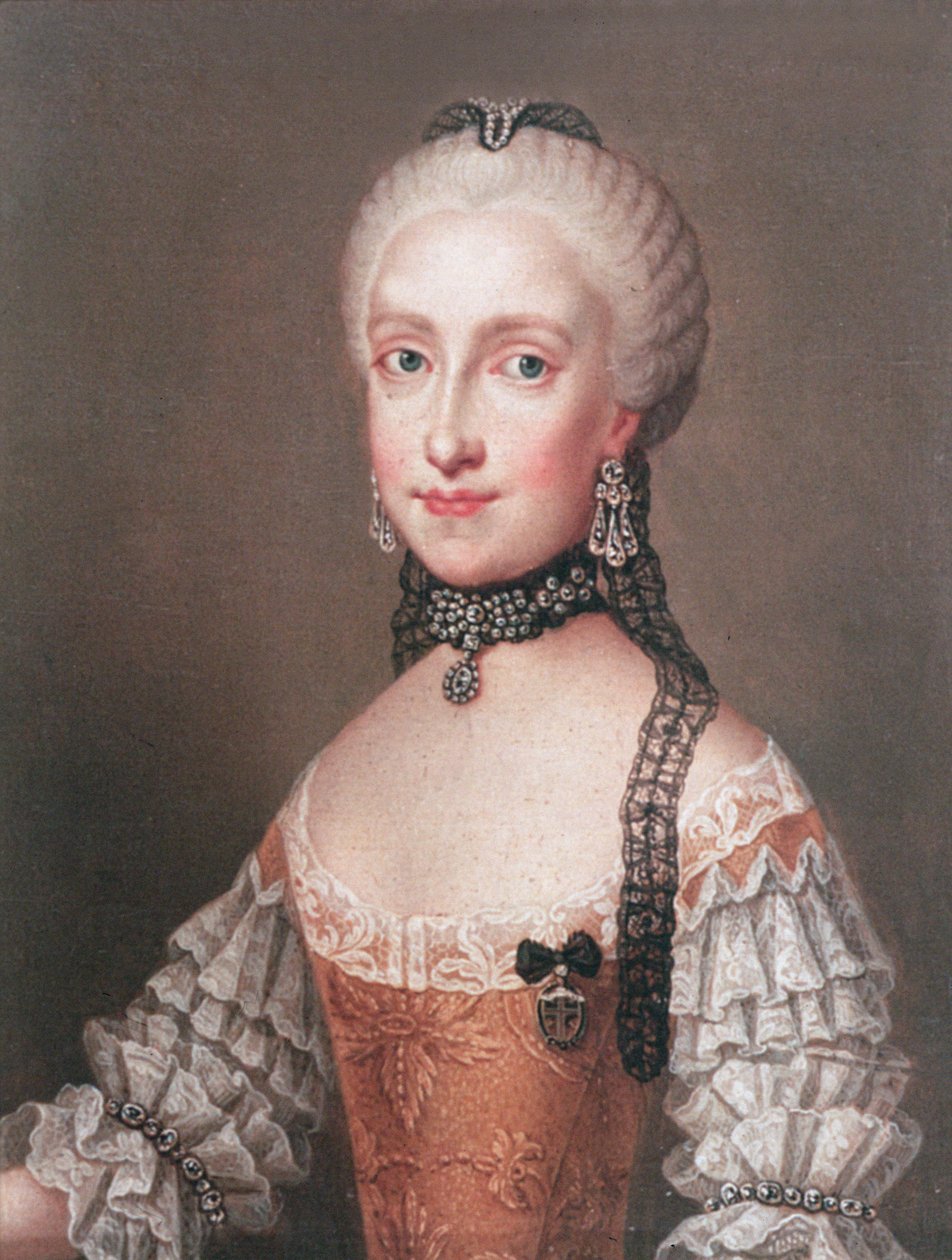 Infanta Maria Ludovica, datter av Charles III av Spania og kone til Leopold II (1747-92) den hellige romerske keiseren og storhertugen av Toscana av Jean Étienne Liotard