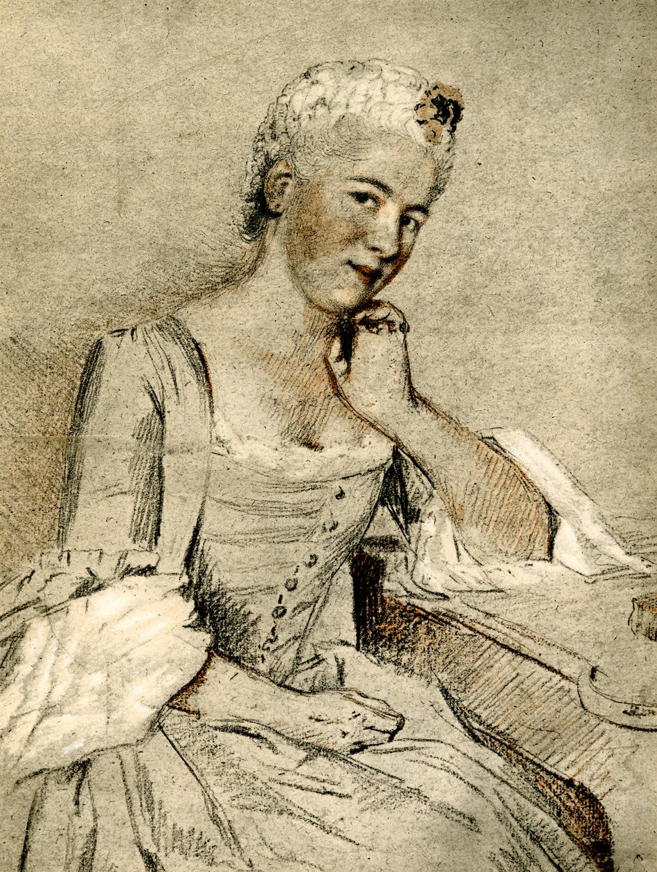 Jeanne Natoire av Jean Étienne Liotard