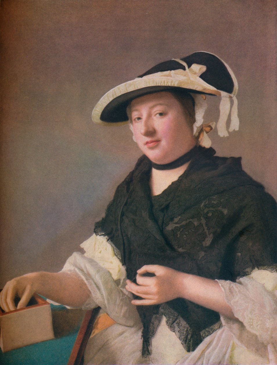 Lady Fawkener, c1760 av Jean Étienne Liotard