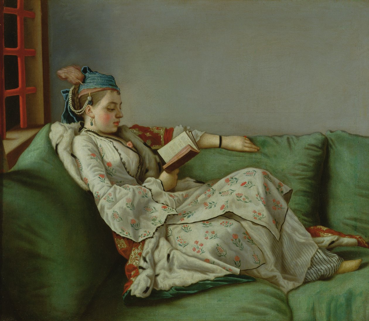 Maria Adelaide fra Frankrike i tyrkisk drakt, 1753 av Jean Étienne Liotard