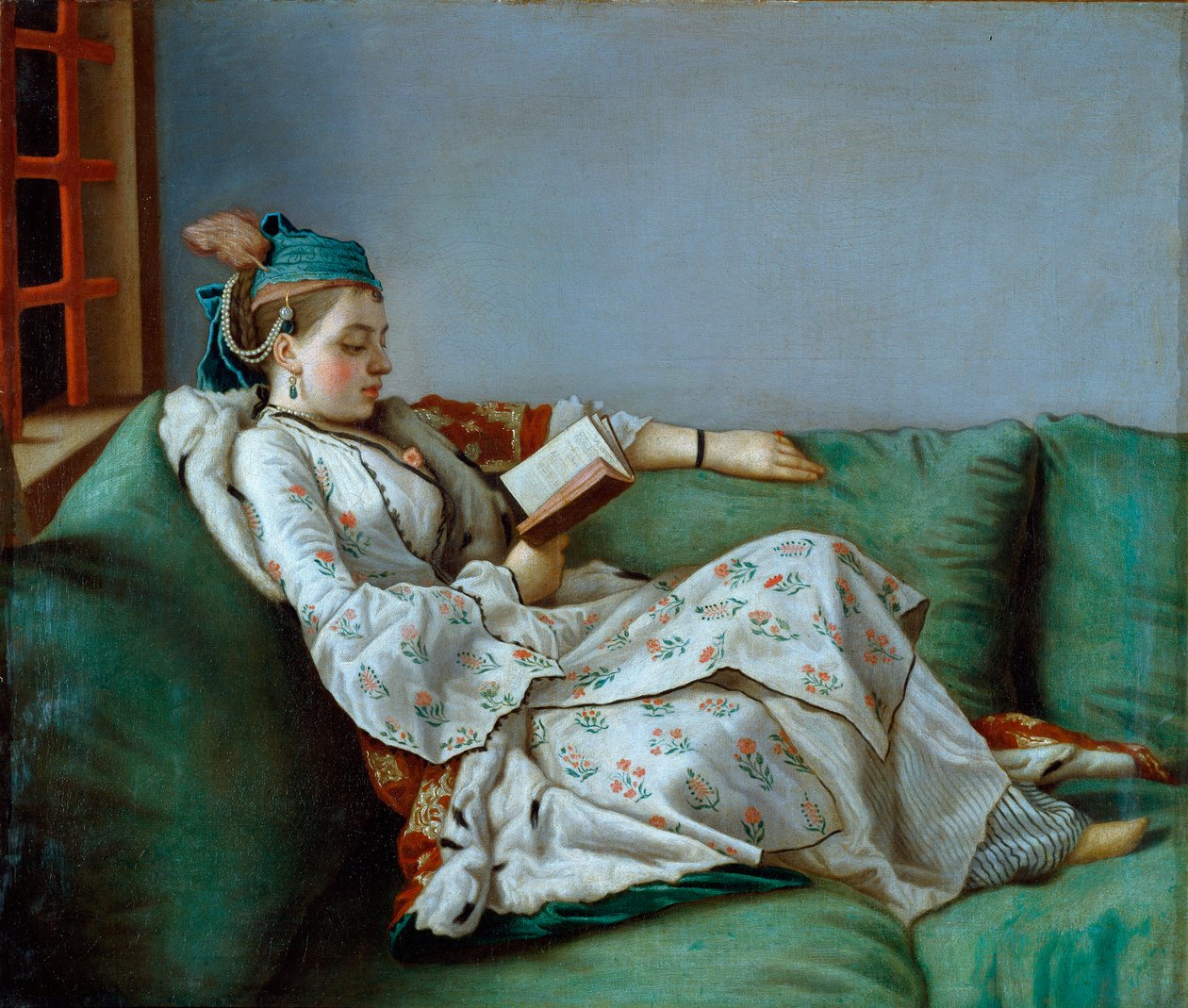 Maria Adelaide fra Frankrike i tyrkisk drakt, 1753 av Jean Étienne Liotard
