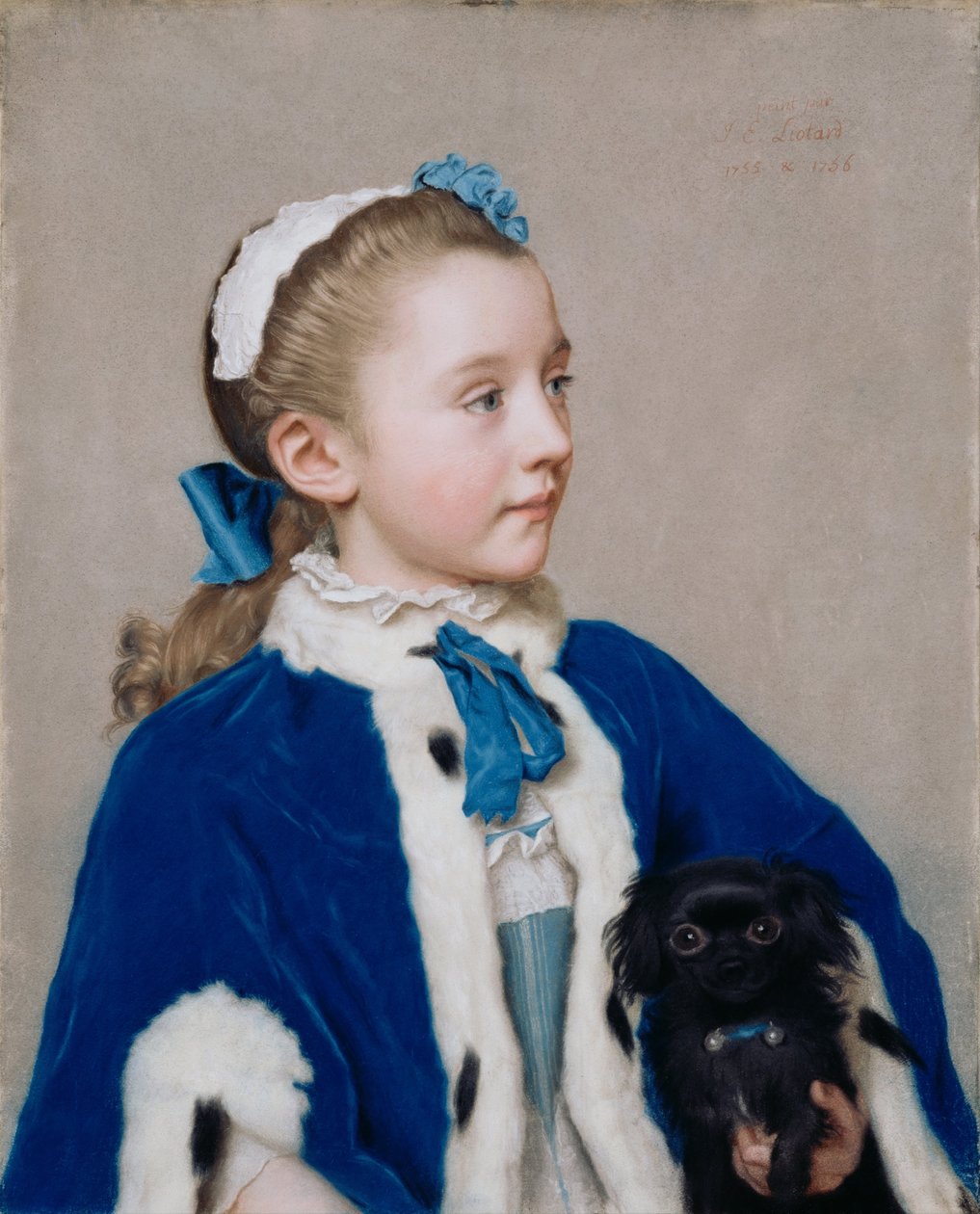 Maria Frederike van Reede-Athlone på syv, 1755-1756 av Jean Étienne Liotard