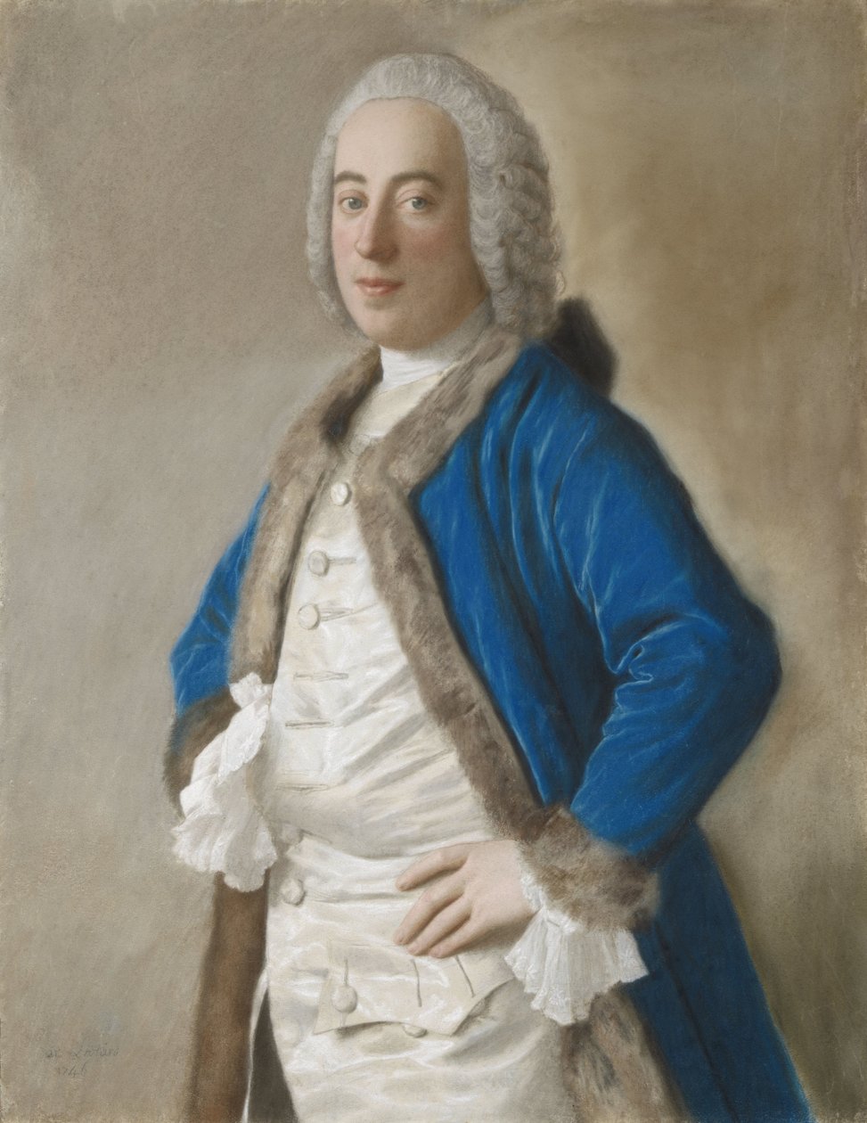 Portrett av Joseph Bouër Portrett av Joseph Bouër, kjøpmann i Genova av Jean Étienne Liotard