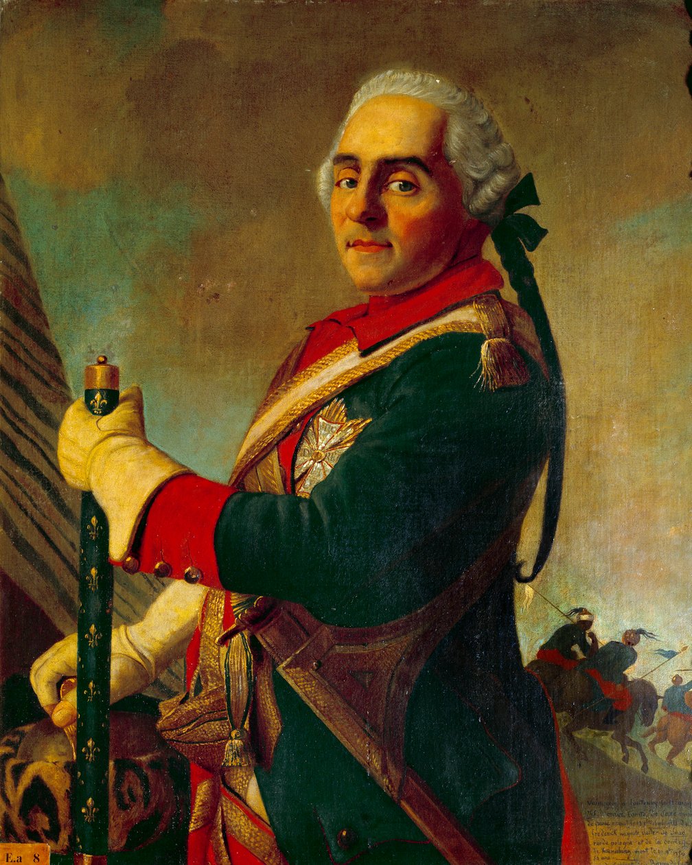 Portrett av Maurice greve av Sachsen, marechal av Frankrike (1696-1750) Maleri av Jean Etienne Liotard (1702-1789) av Jean Étienne Liotard