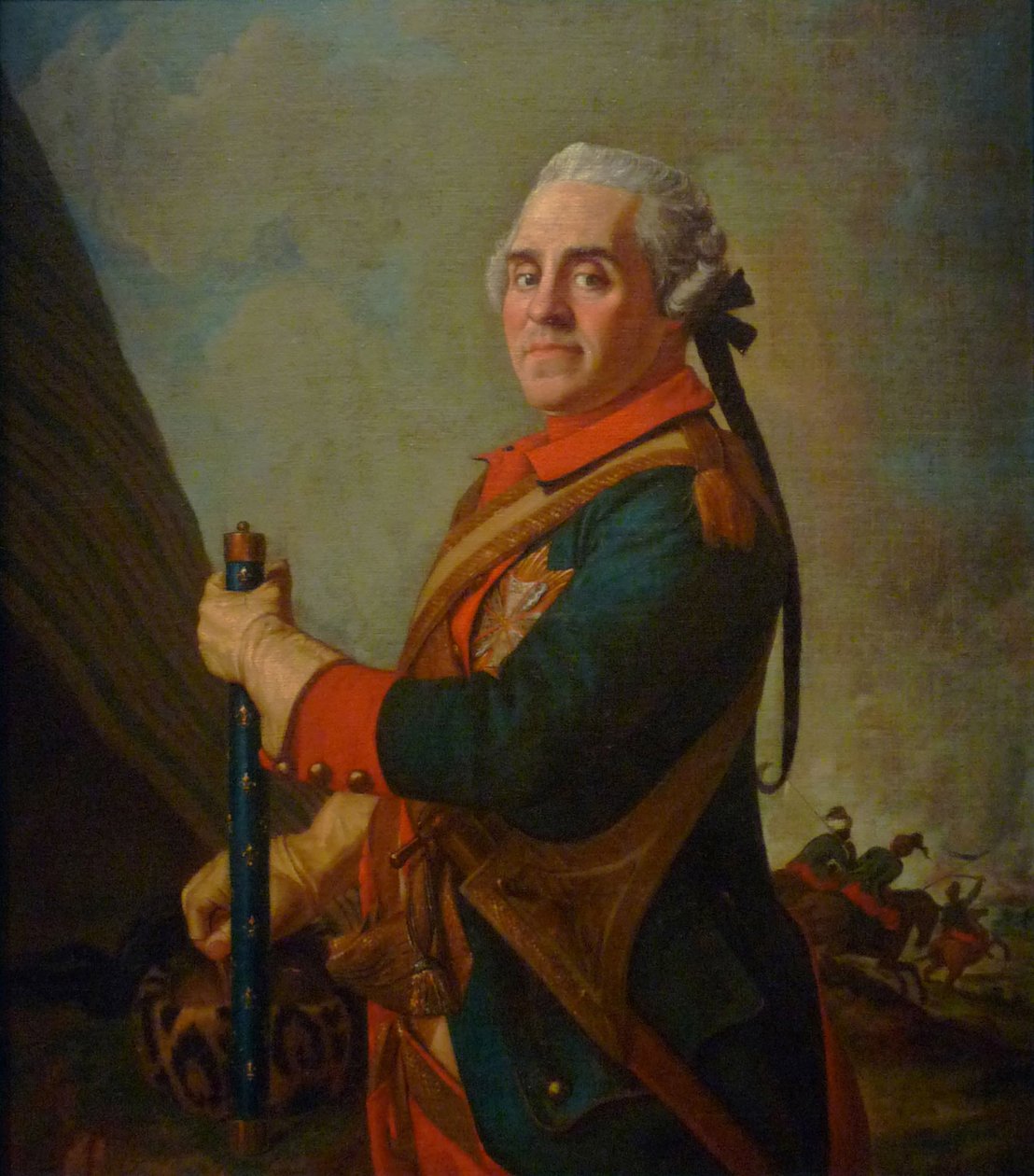 Portrett av Maurice de Saxe 16961750, marskalk av Frankrike, 1700-tallet av Jean Étienne Liotard