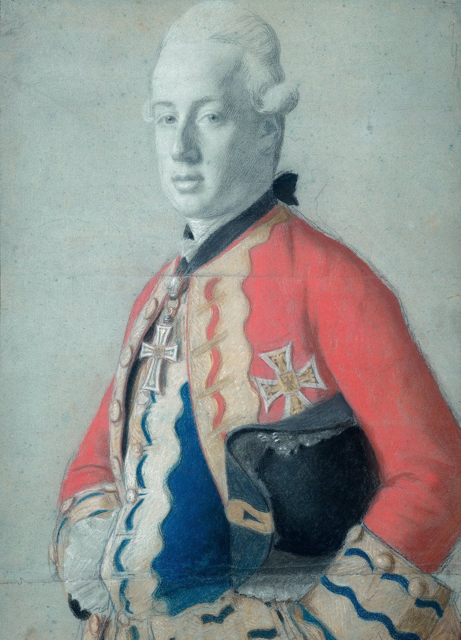 Portrett av erkehertug Maximilian Franz av Østerrike (1756-1801), senere erkebiskop og kurfyrst av Köln og prinsbiskop av Münster av Jean Étienne Liotard