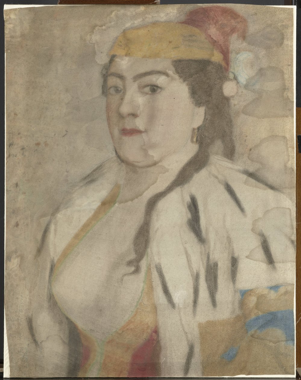 Portrett av en ukjent kvinne fra Istanbul av Jean Étienne Liotard