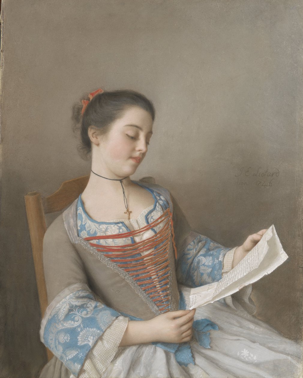 Kunstnerens niese, Marianne Lavergne, kjent som 