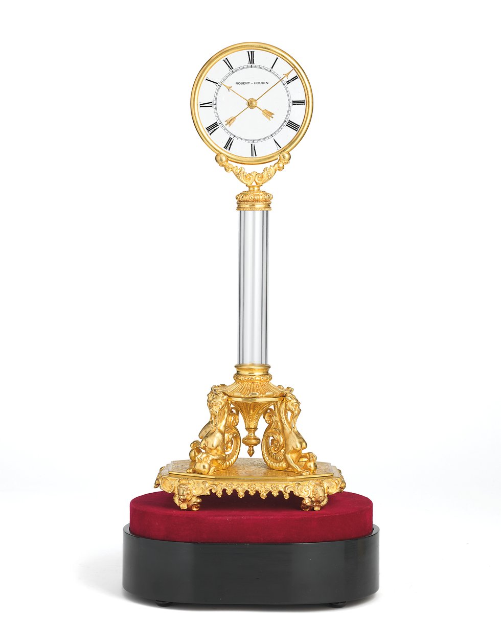 Napoleon III slående mystisk klokke, ca. 1850 (ormolu og glass) av Jean Eugene Robert
