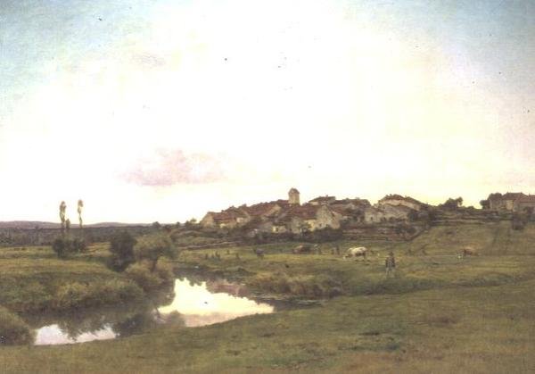 Saone ved Lironcourt, Vosges av Jean F. Monchablon