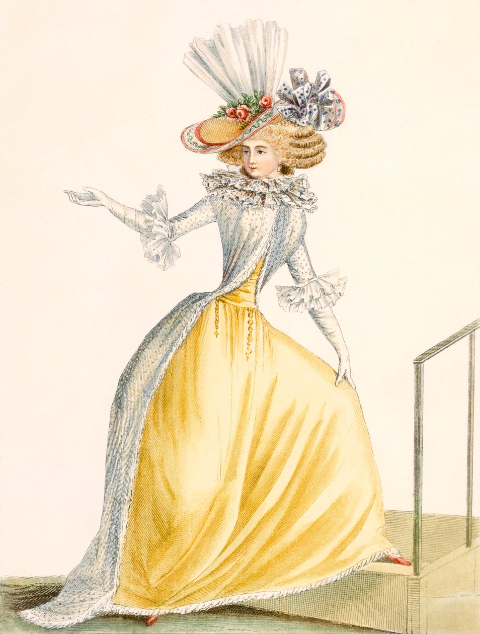 Collerette a la Henri IV, tallerken fra 