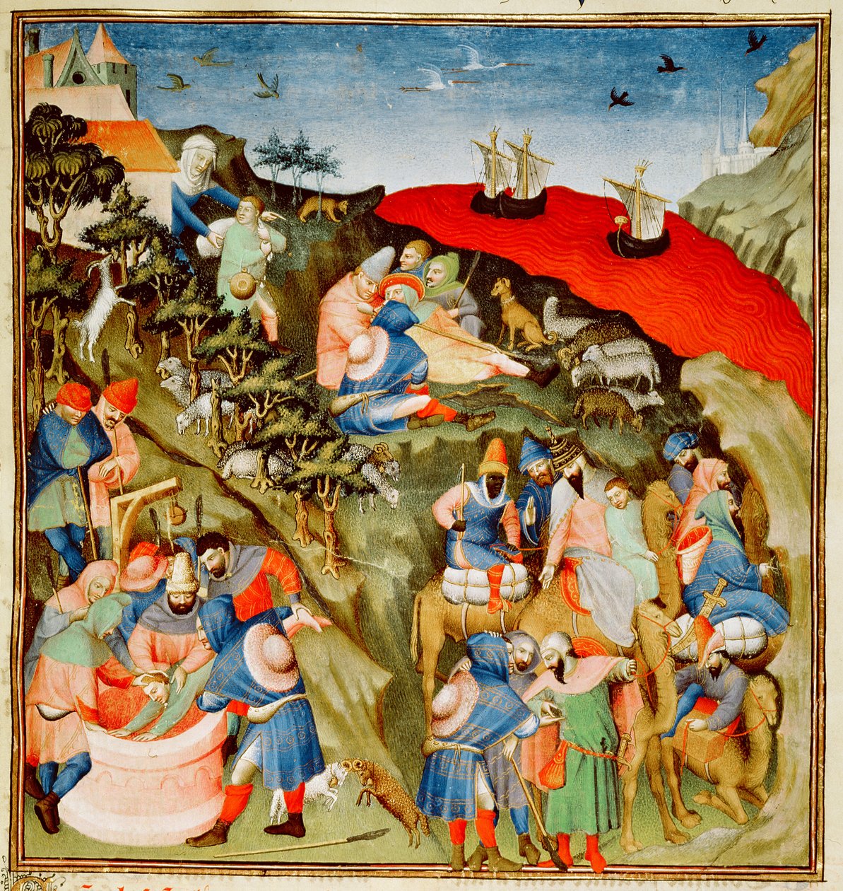 Fr.247 f.25 The Story of Joseph, illustrasjon, fra 