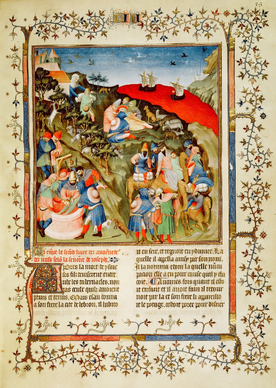 Fr.247 f.25 The Story of Joseph, illustrasjon, fra 