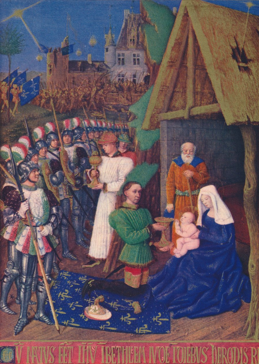 The Adoration of the Magi, c1455, 1939 av Jean Fouquet