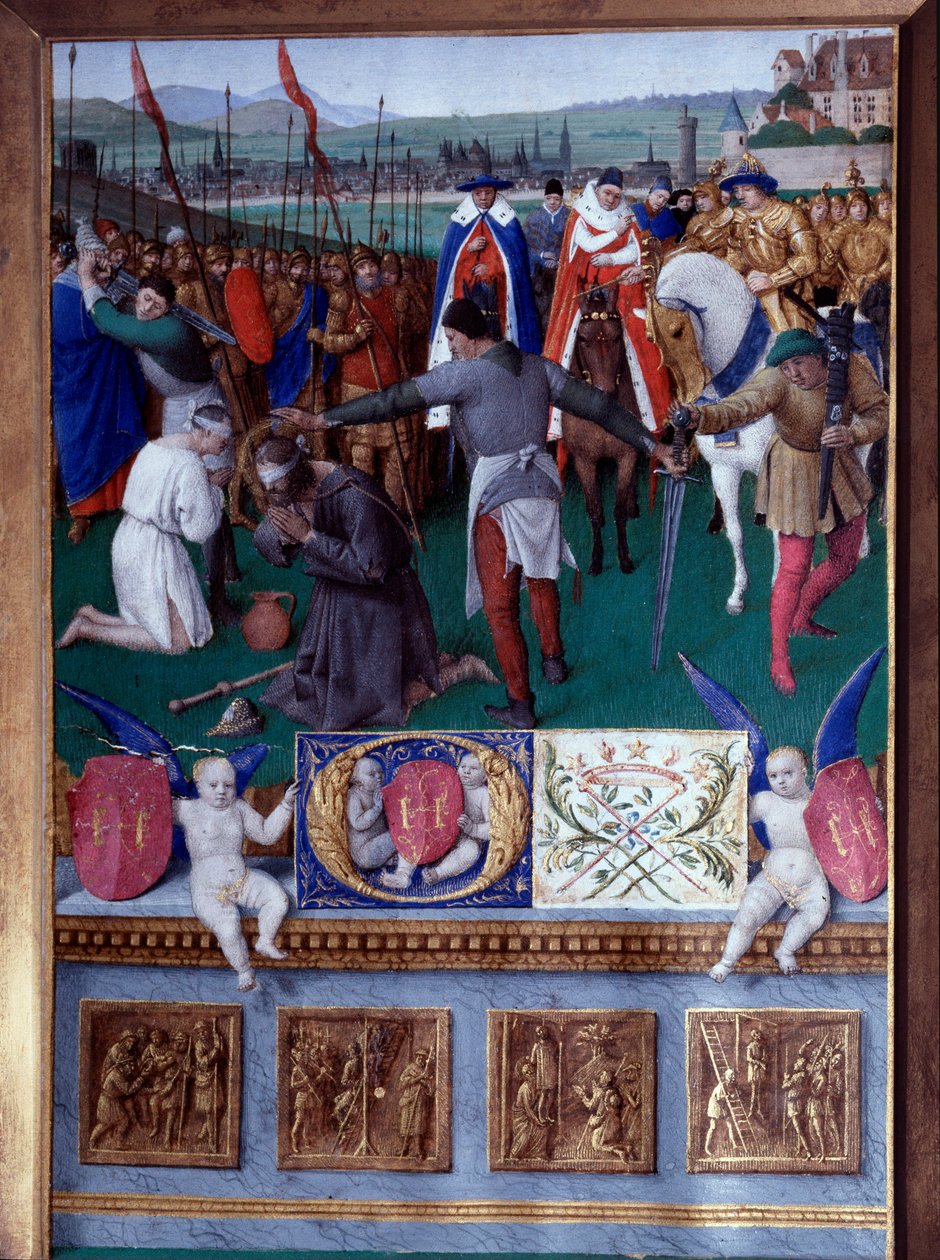 Martyrdøden til Saint James the Major Miniature hentet fra "The Book of Hours of Etienne Chevalier" av Jean Fouquet (1420-1477/1481) av Jean Fouquet