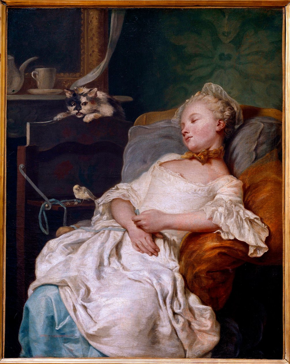 Restmaleri av Jean Francois Colson (1733-1803) 1759 Søn. 0,92x0,72 m Dijon, Museum of Fine Arts av Jean Francois Colson