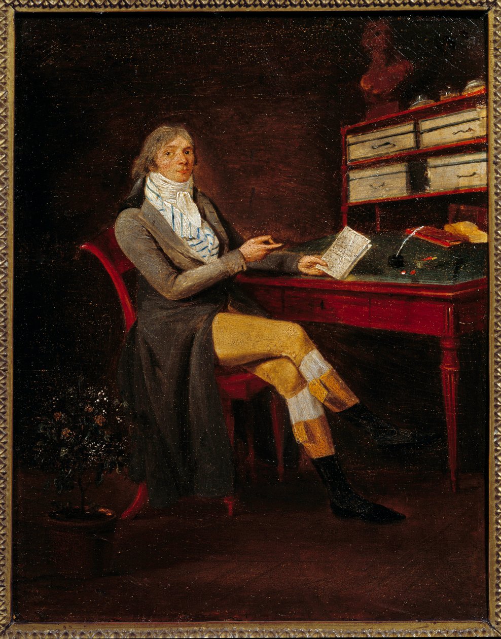 Portrett av Charles Maurice de Talleyrand Perigord (1754 - 1838), fransk politiker. Maleri Jean Francois de Garneray (1755-1837). av Jean Francois Garneray