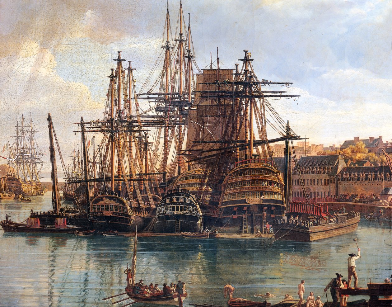 Brest havn av Jean Francois Hue