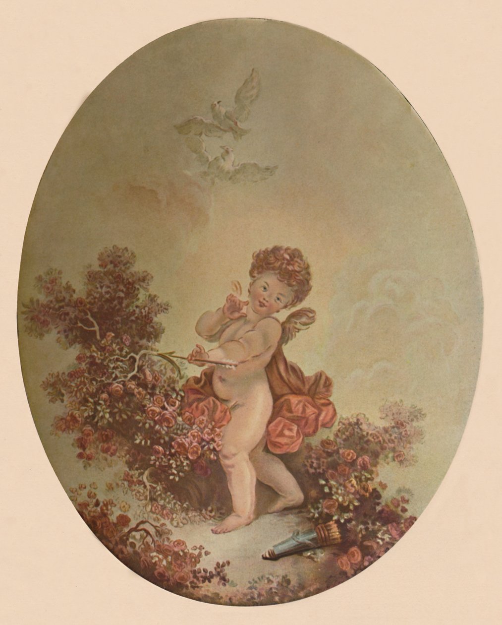 LAmour, kjærlighet, c1775, 1913 av Jean Francois Janinet