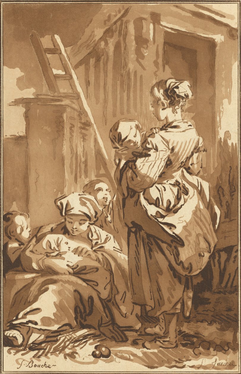 Sykepleiere, 1780. av Jean Francois Janinet