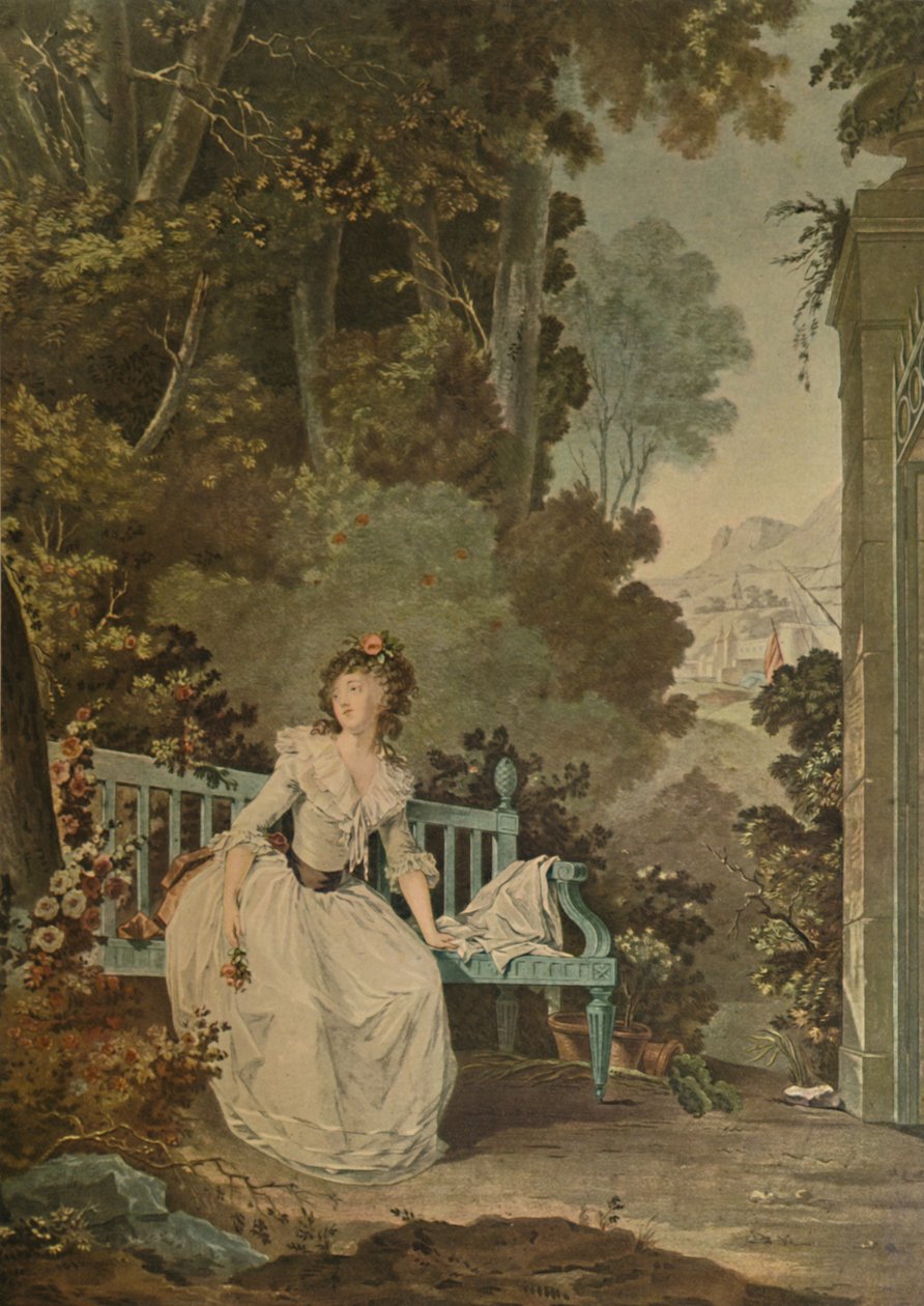 Madame Dugazon, 1770, 1913 av Jean Francois Janinet