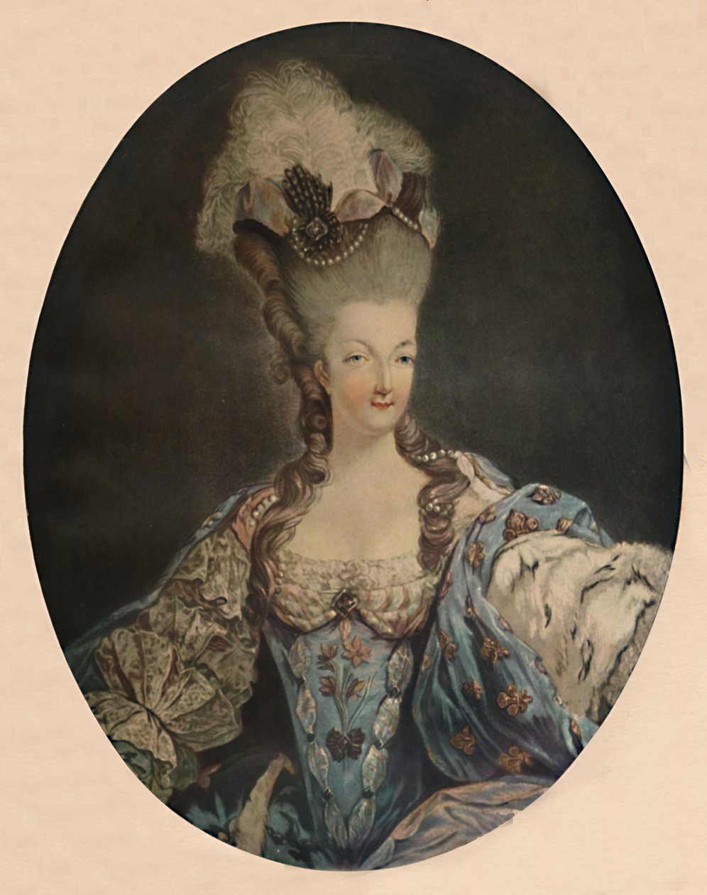 Marie Antoinette, dronning av Frankrike, 1777, 1913 av Jean Francois Janinet