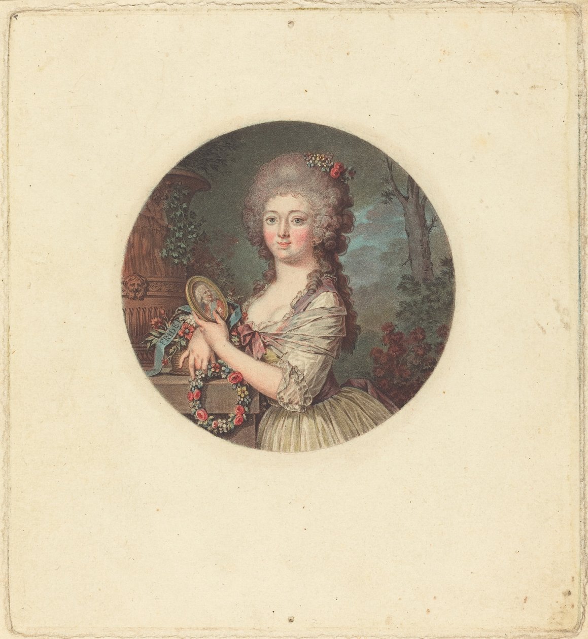 Portrett av en ung prinsesse. av Jean Francois Janinet
