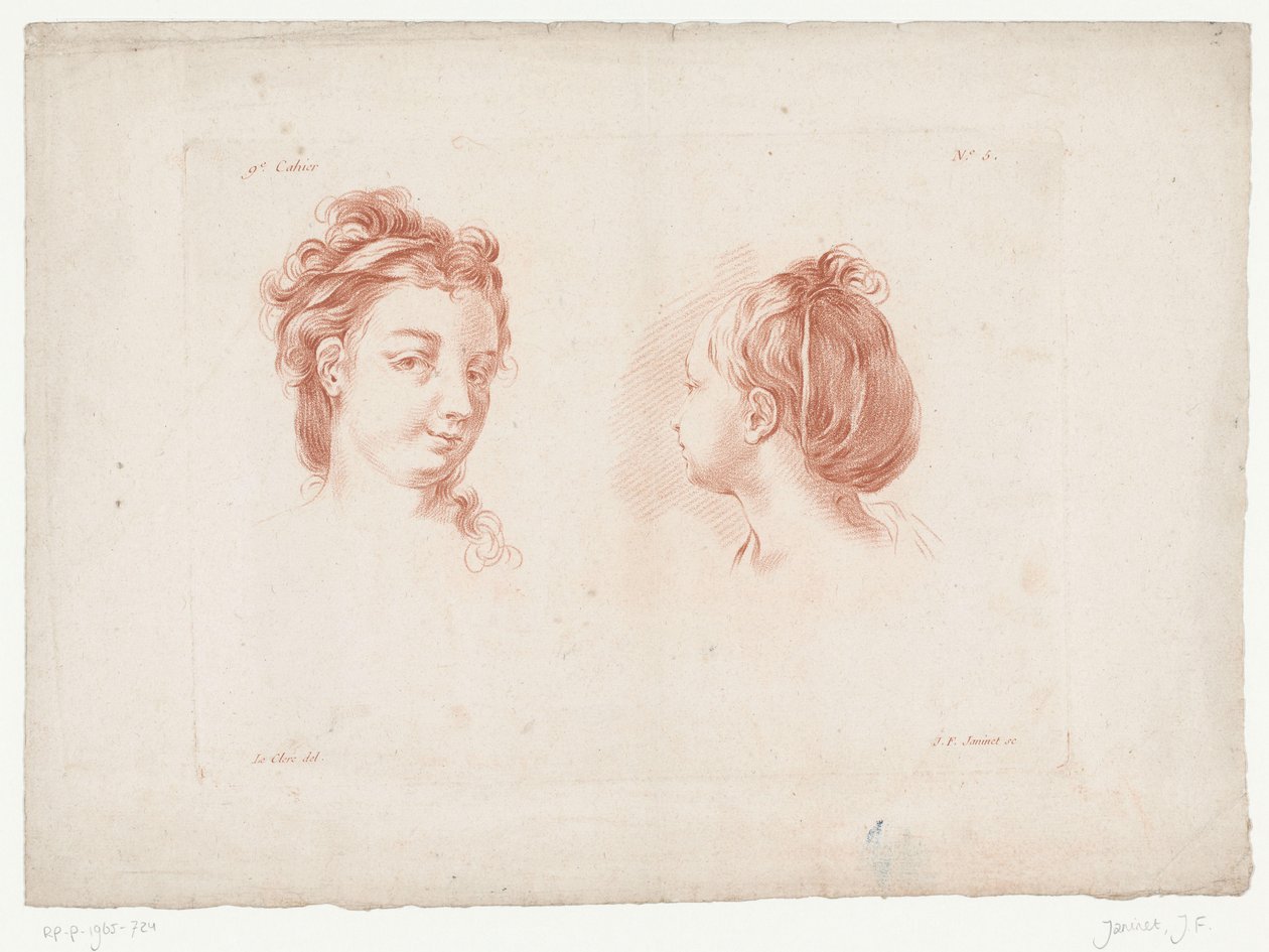 To kvinnehoder Komposisjoner med menneskelige kroppsdeler (serietittel) IXe Cahier de Principes du Design d