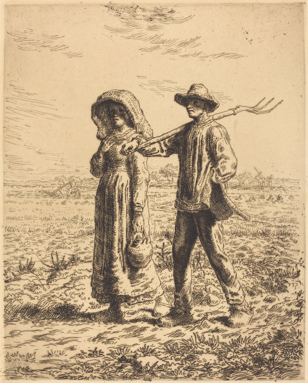 Avreise til jobb av Jean Francois Millet