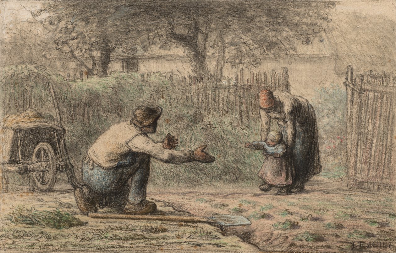 Første steg av Jean Francois Millet