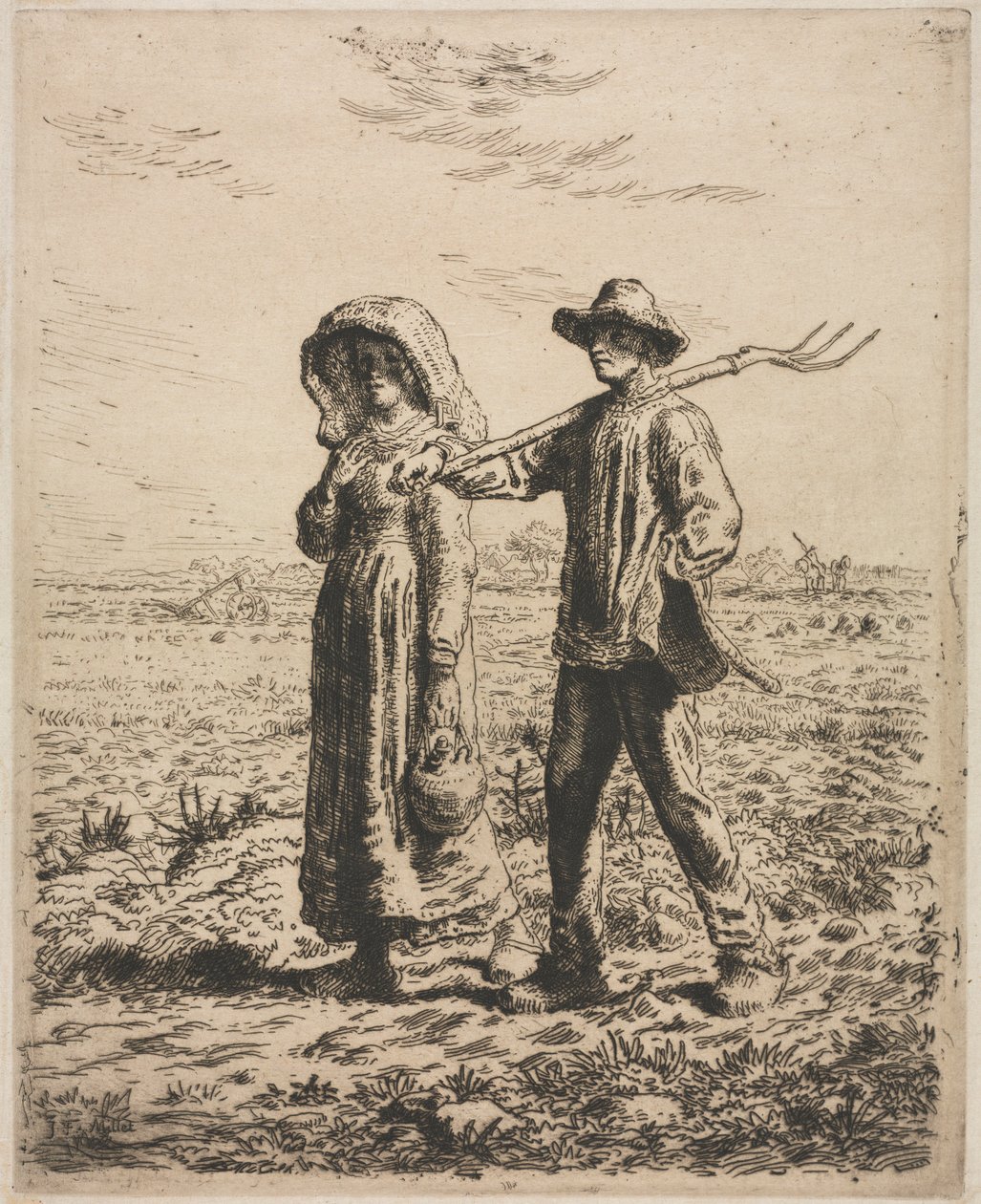 Skal på jobb av Jean Francois Millet