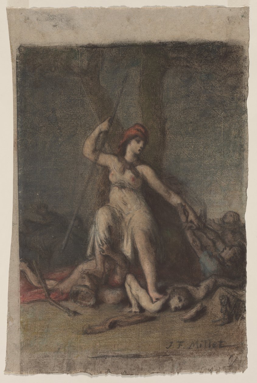 Liberty, sannsynligvis 1848. av Jean Francois Millet