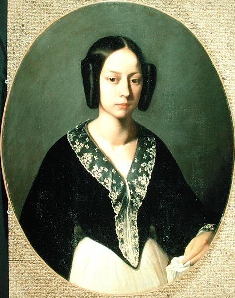 Madame Lefranc, c. 1841-42 (olje på lerret) av Jean Francois Millet