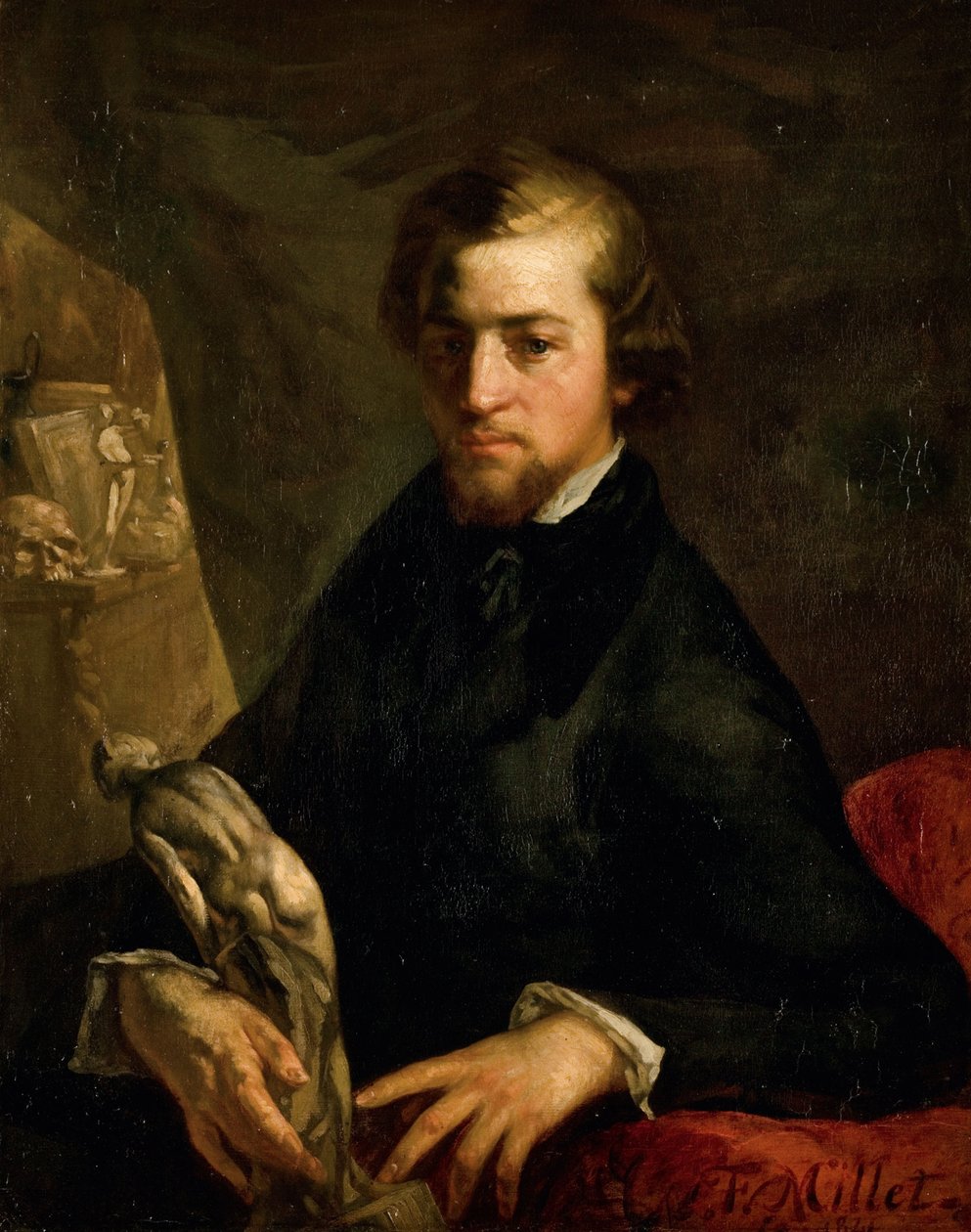 Portrett av Charles-André Langevin av Jean Francois Millet