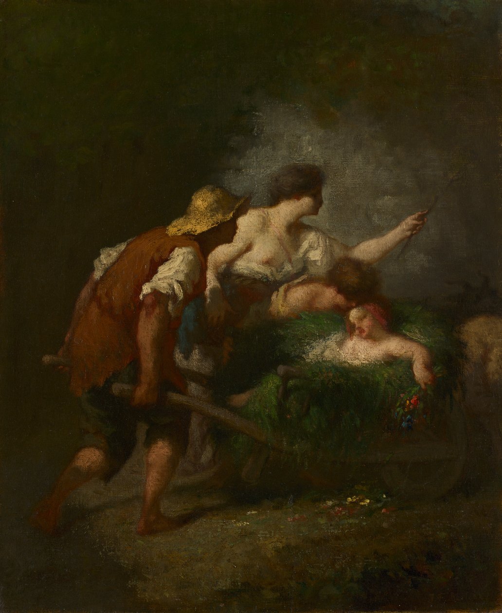 Retur fra feltene av Jean Francois Millet