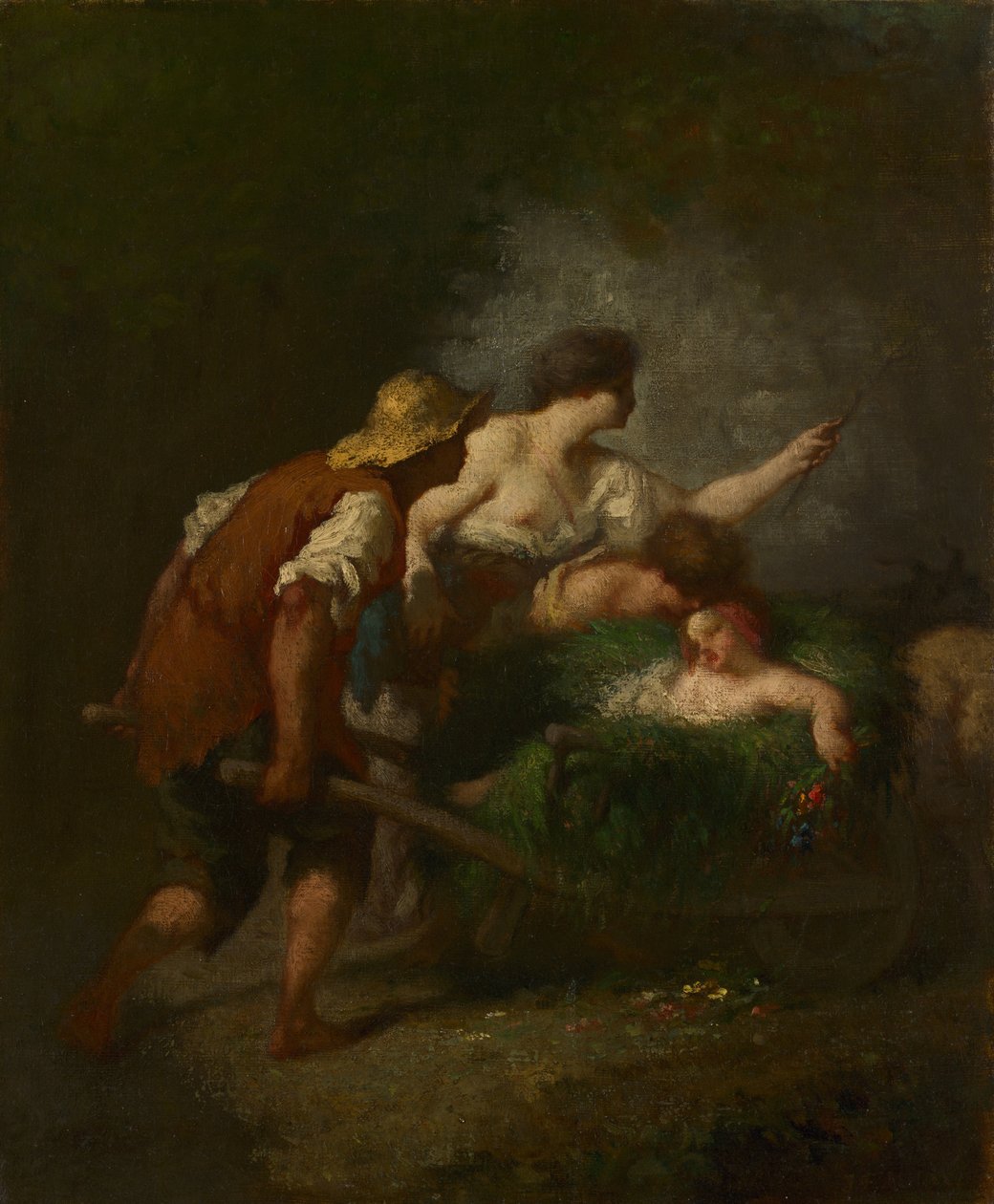 Return from the Fields, ca. 1846-1847 av Jean Francois Millet