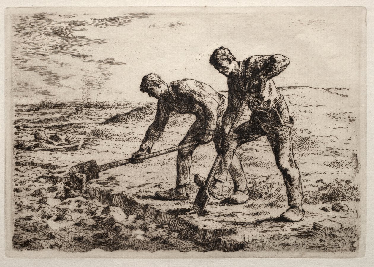Diggers. av Jean Francois Millet