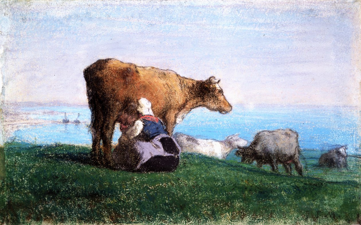 Melkejenta av Jean Francois Millet