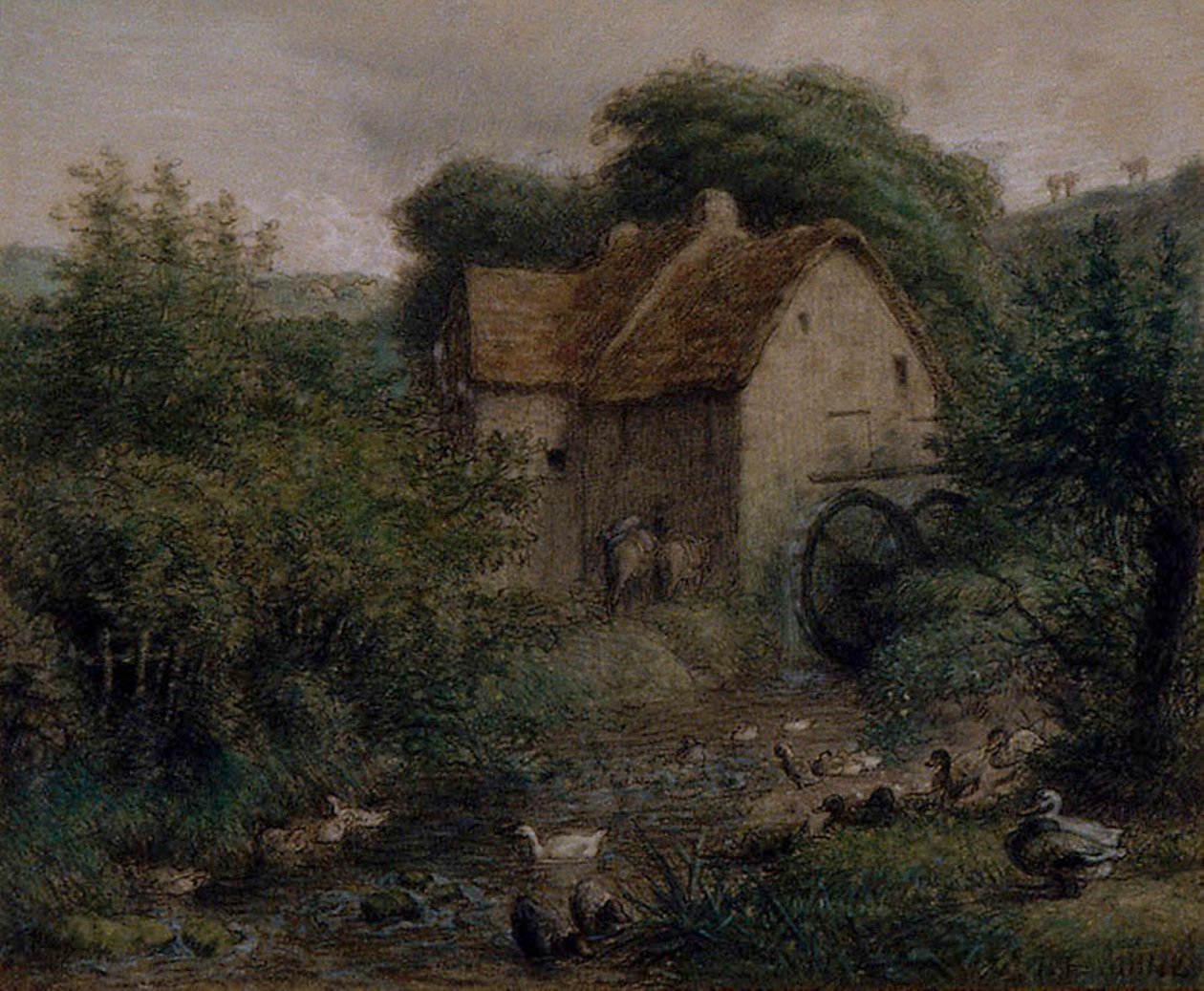 Den gamle møllen av Jean Francois Millet