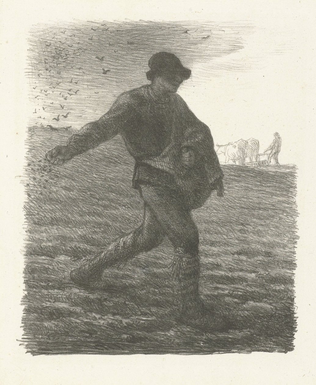 Såmannen, 1851 av Jean Francois Millet