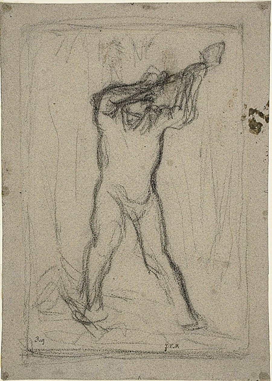 Vedhuggeren av Jean-Francois Millet
