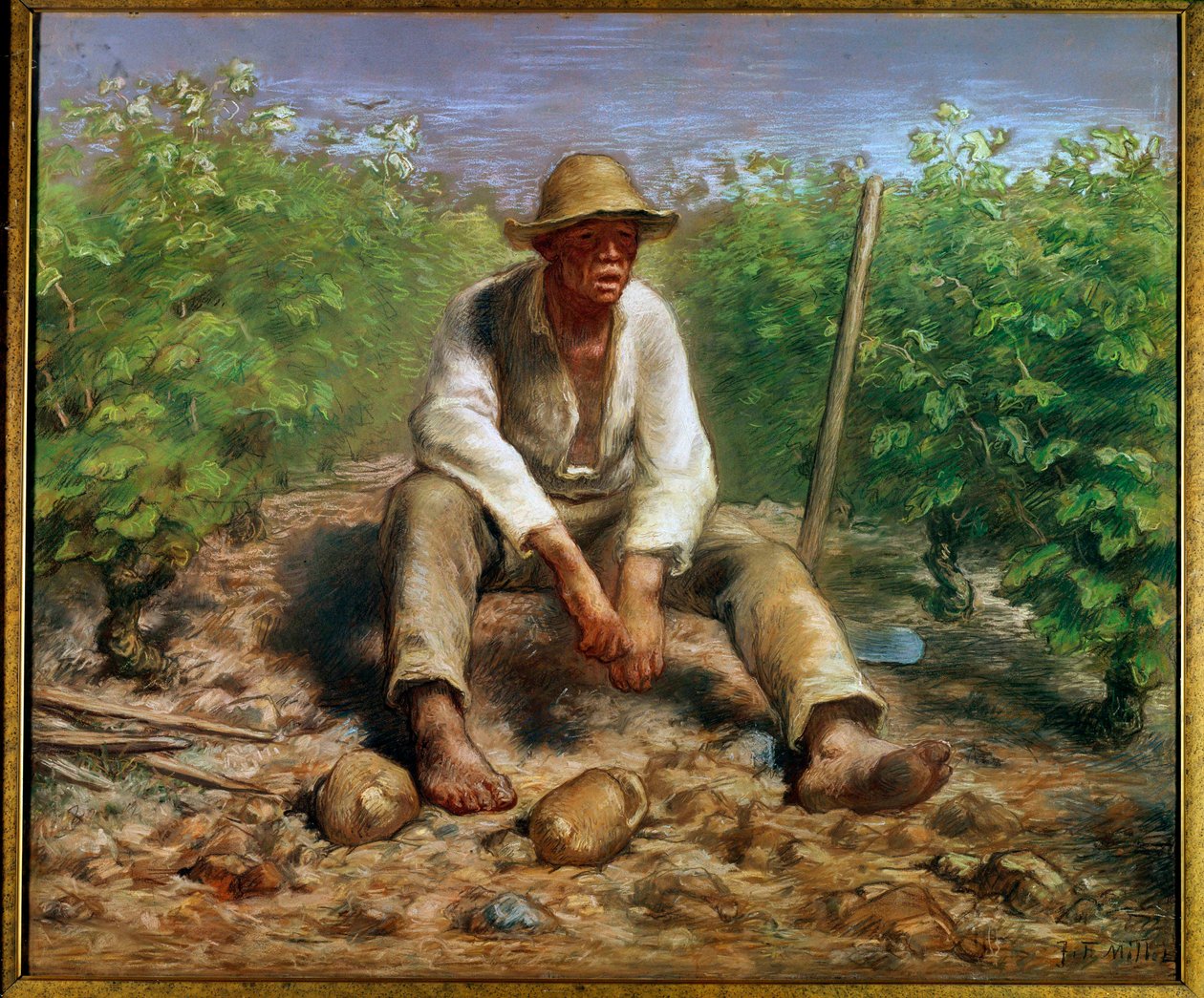 Vinmakeren Maleri av Jean Francois Millet (1814-1875) 1800-tallet Haag. Rijksmuseum av Jean Francois Millet