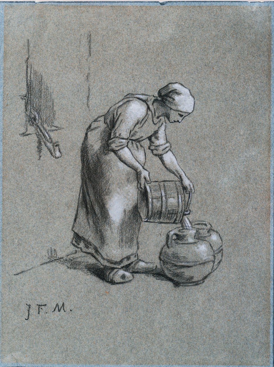 Kvinne ved en brønn av Jean Francois Millet