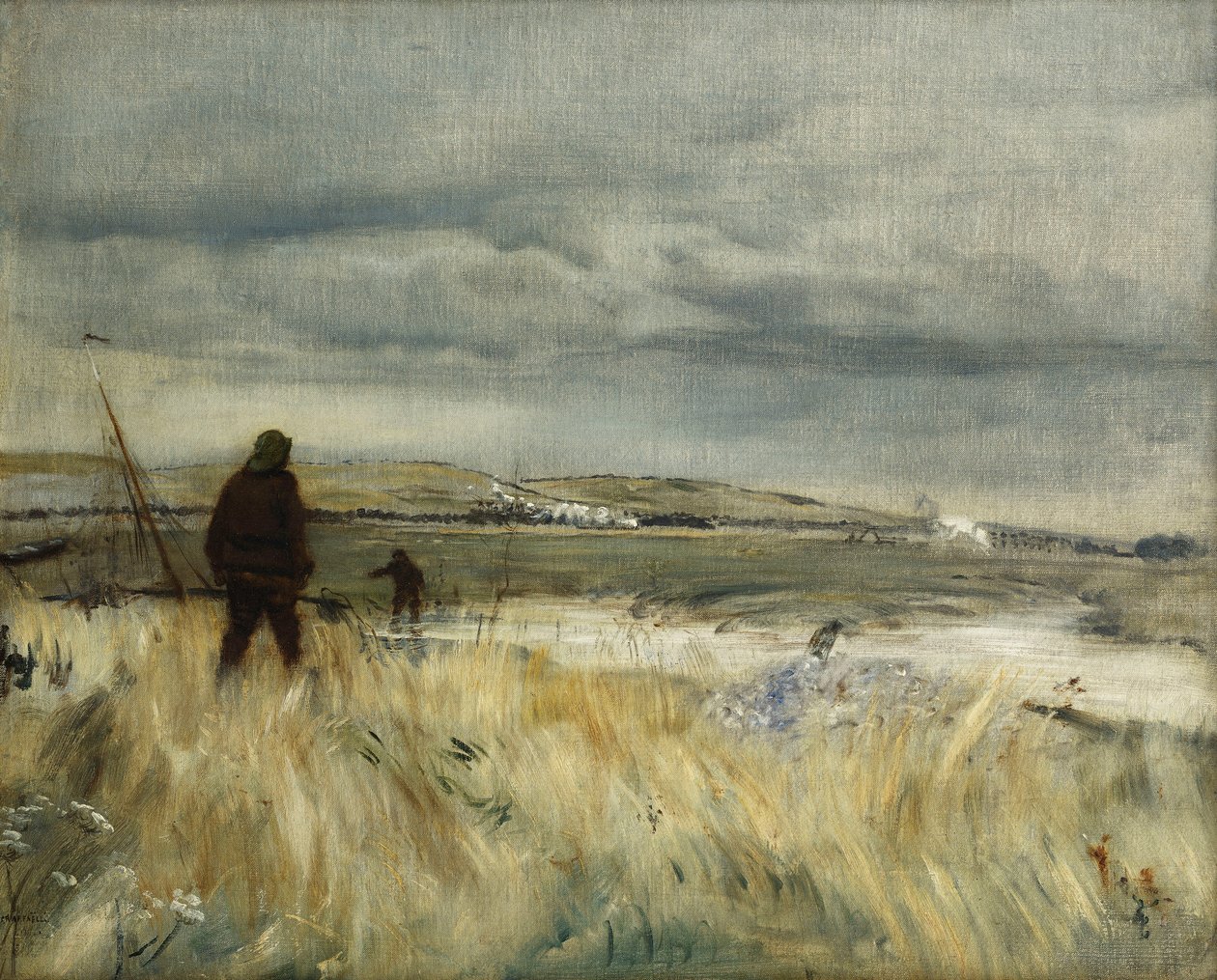 bretonske fiskere; Bretonske fiskere, av Jean Francois Raffaelli