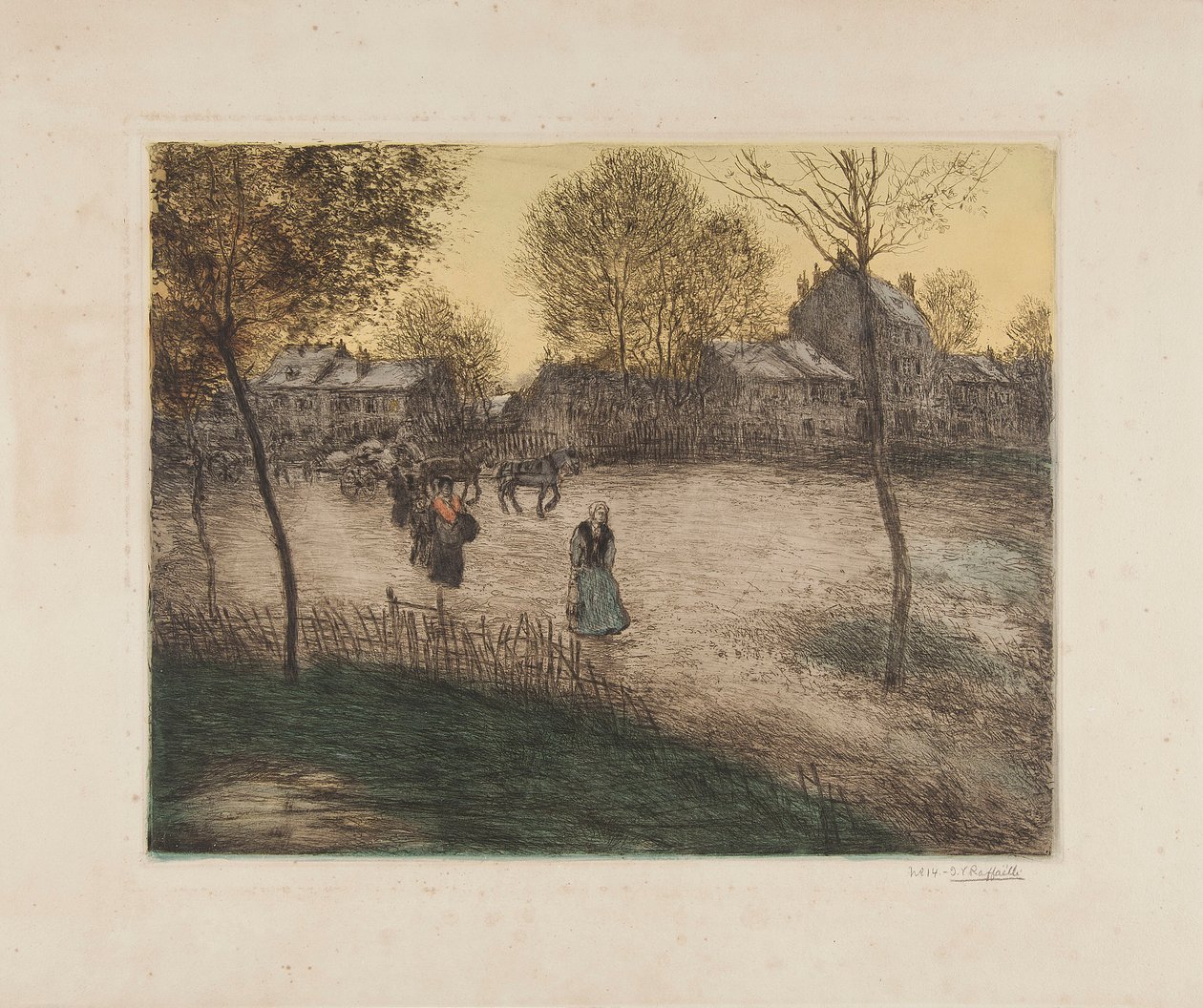 Opprørets plass av Jean Francois Raffaelli