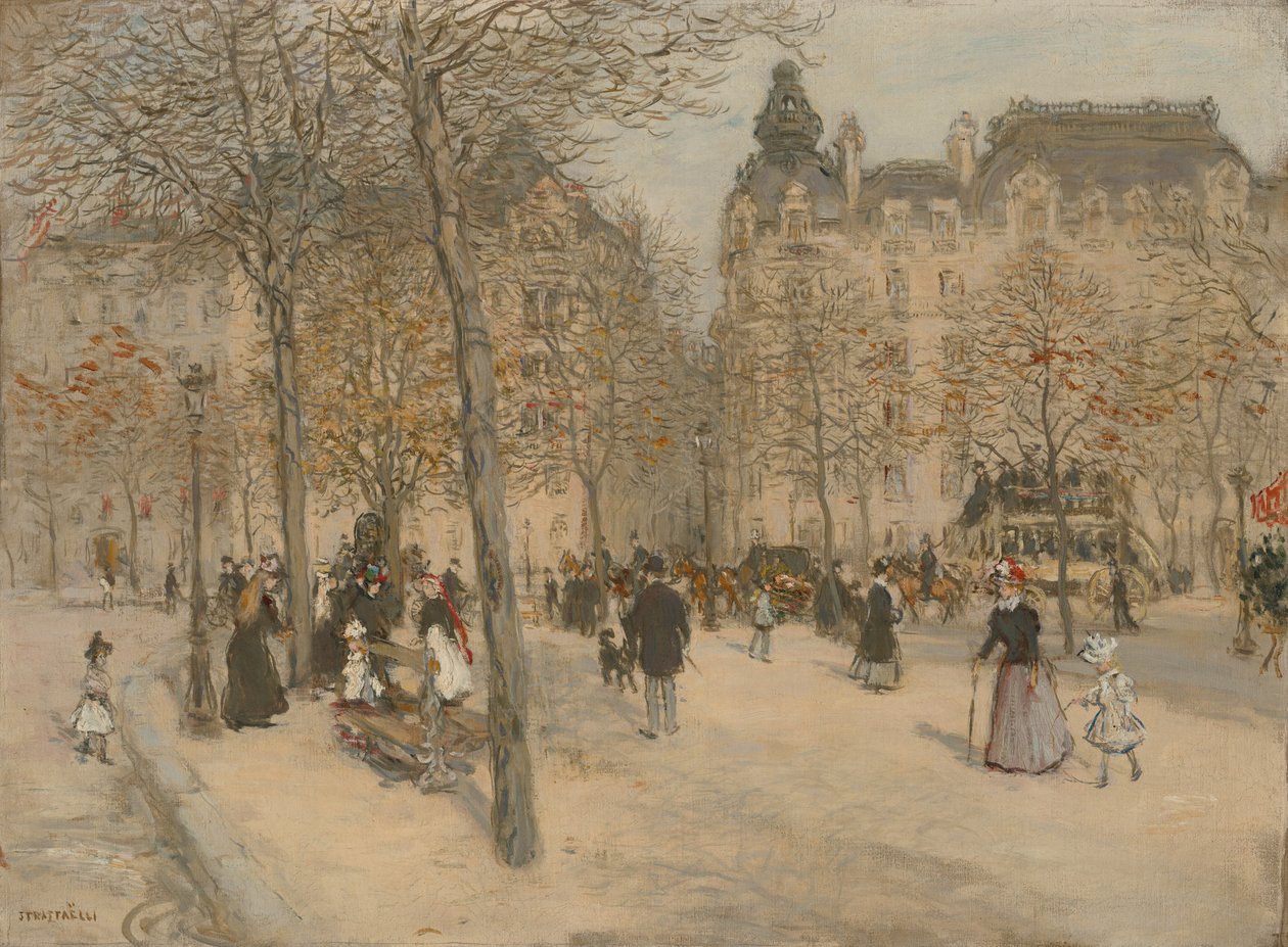 Plass i Paris av Jean Francois Raffaelli
