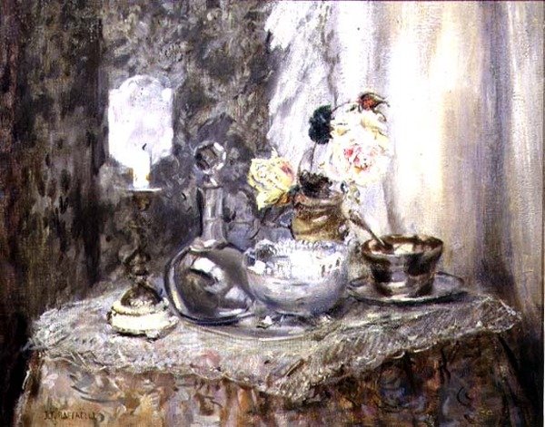 Stilleben av Jean Francois Raffaelli