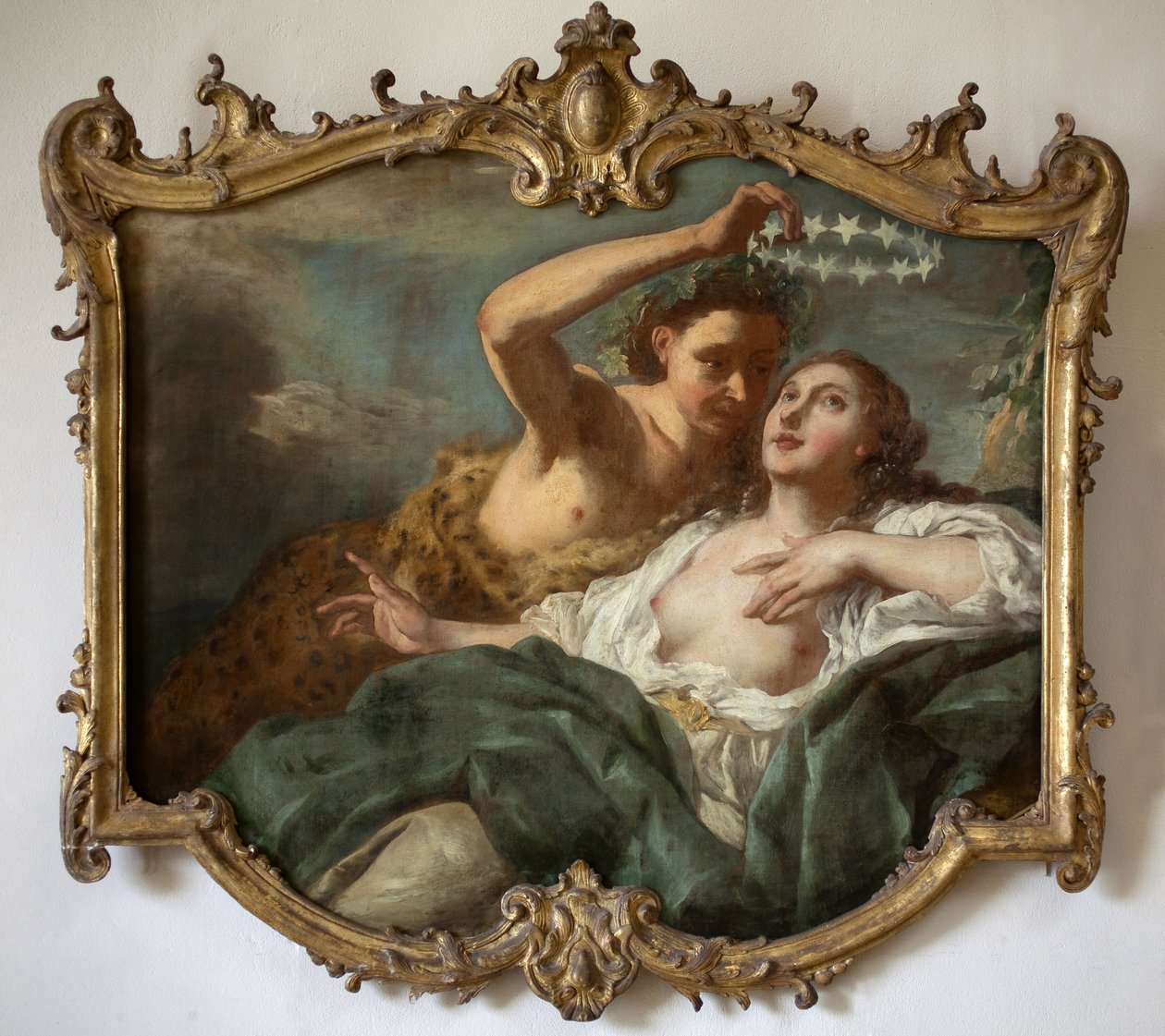 Bacchus og Ariane. Maleri av Jean Francois de Troy (1679-1752). Olje på lerret av Jean François de Troy