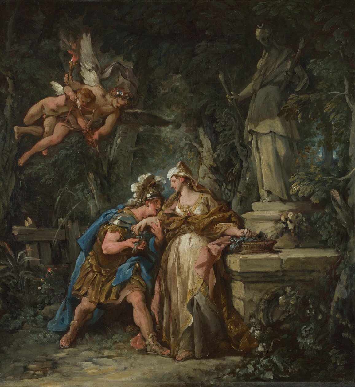 Jason sverger evig hengivenhet til Medea av Jean François de Troy