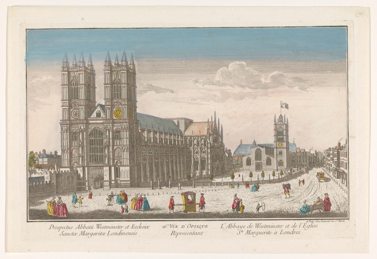 Utsikt over Westminster Abbey og St Margaret